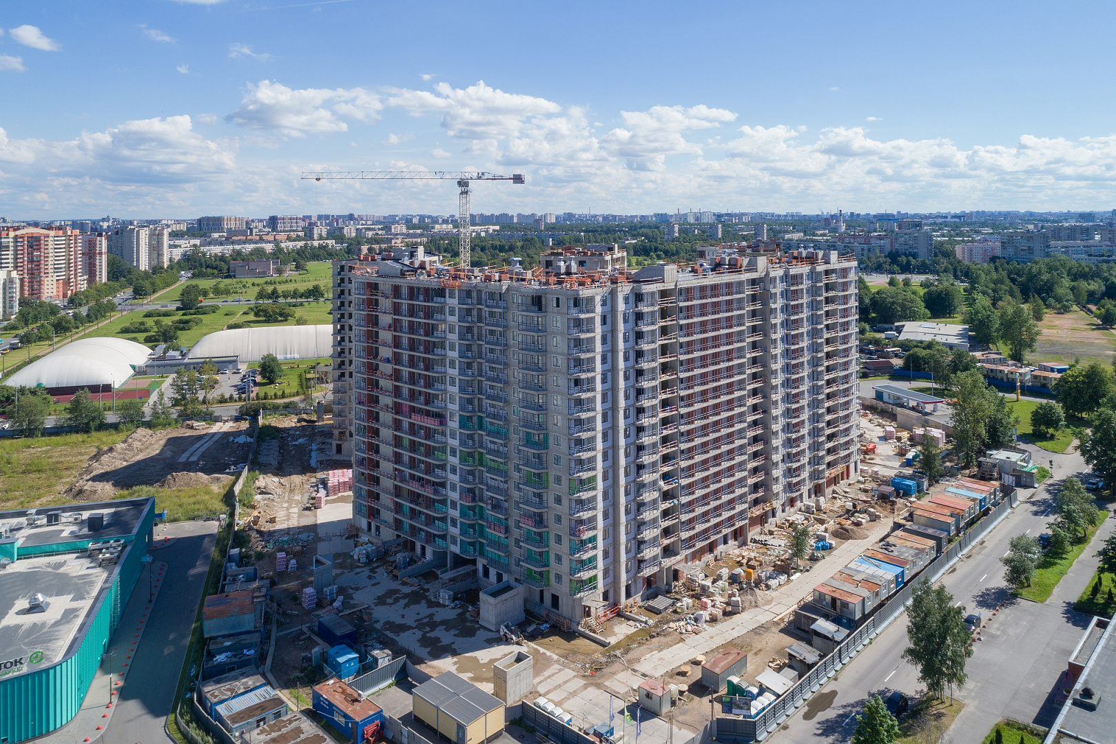 Ход строительства ЖК «Дом на Львовской» в июле 2020