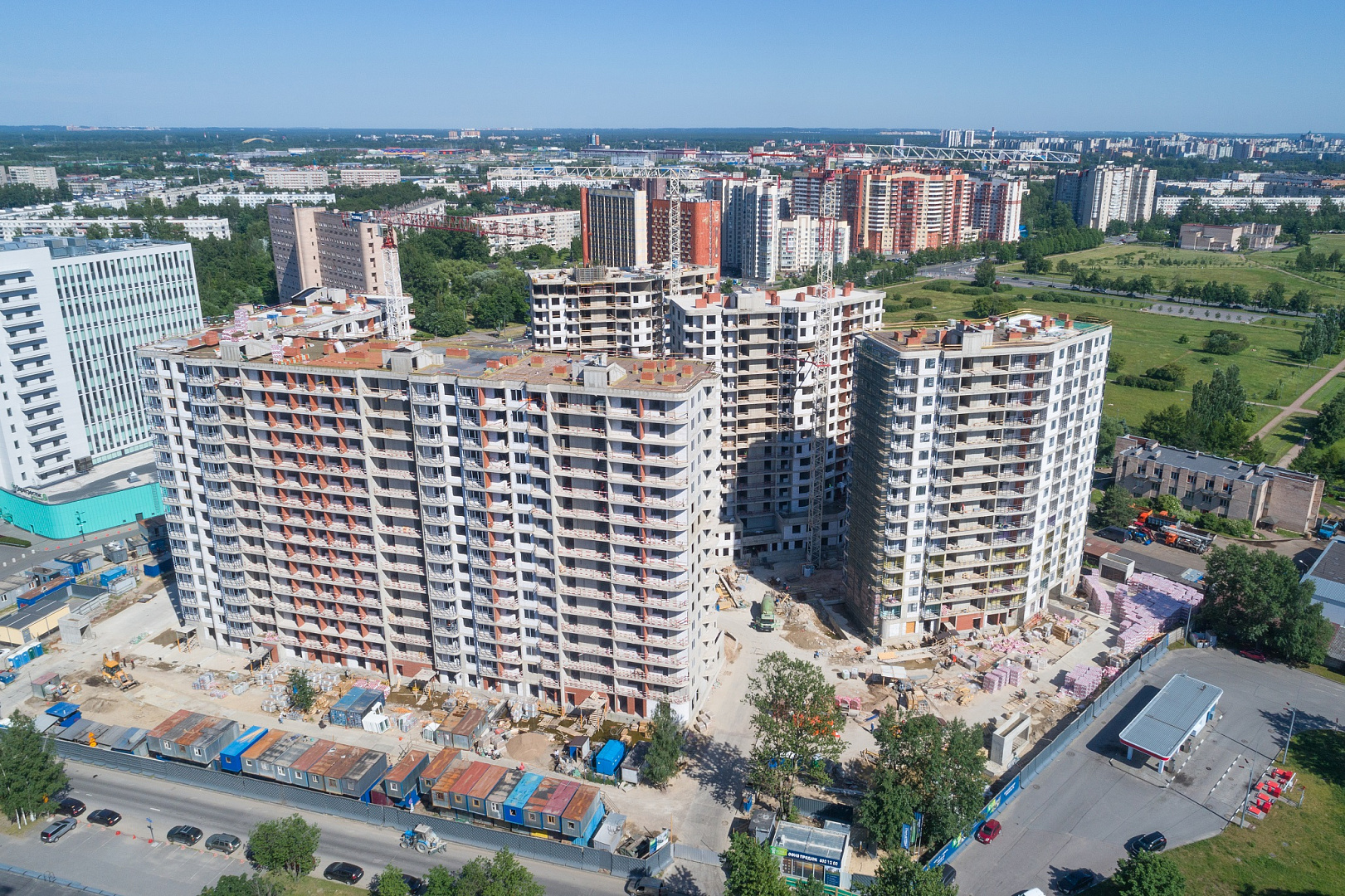 Ход строительства ЖК «Дом на Львовской» в июне 2020