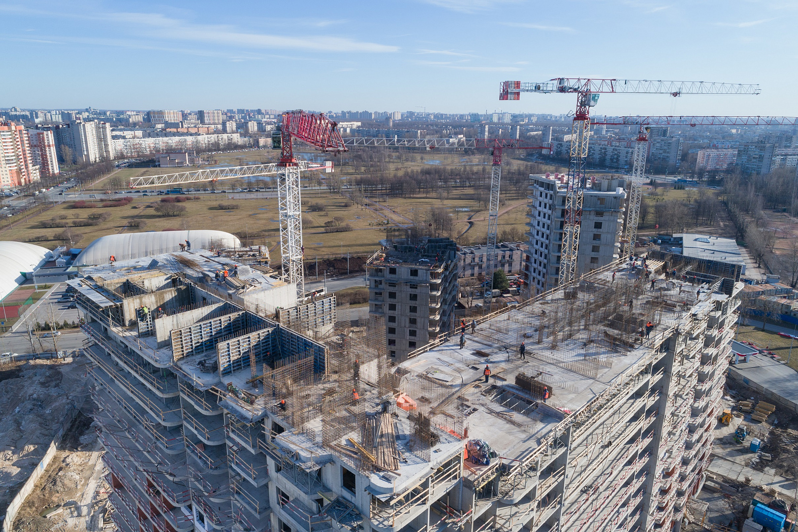 Ход строительства ЖК «Дом на Львовской» в марте 2020