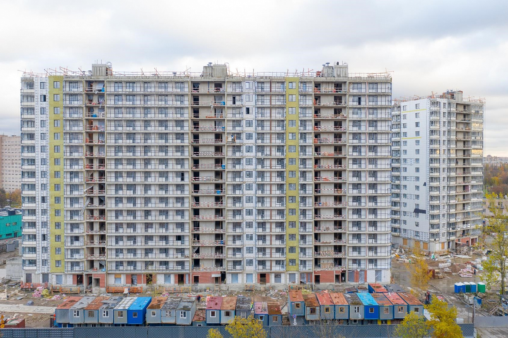 Ход строительства ЖК «Дом на Львовской» в октябре 2020