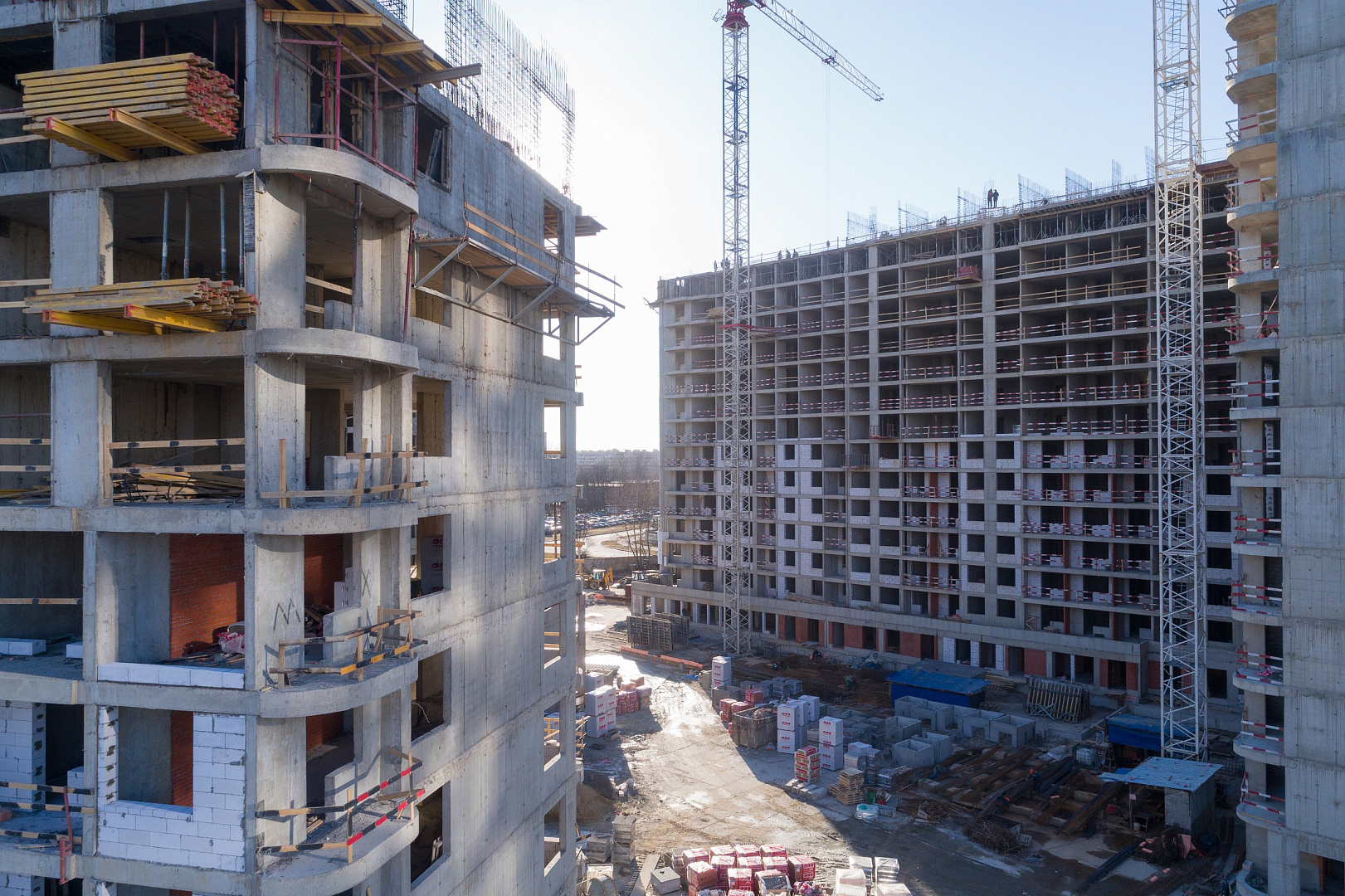 Ход строительства ЖК «Дом на Львовской» в марте 2020