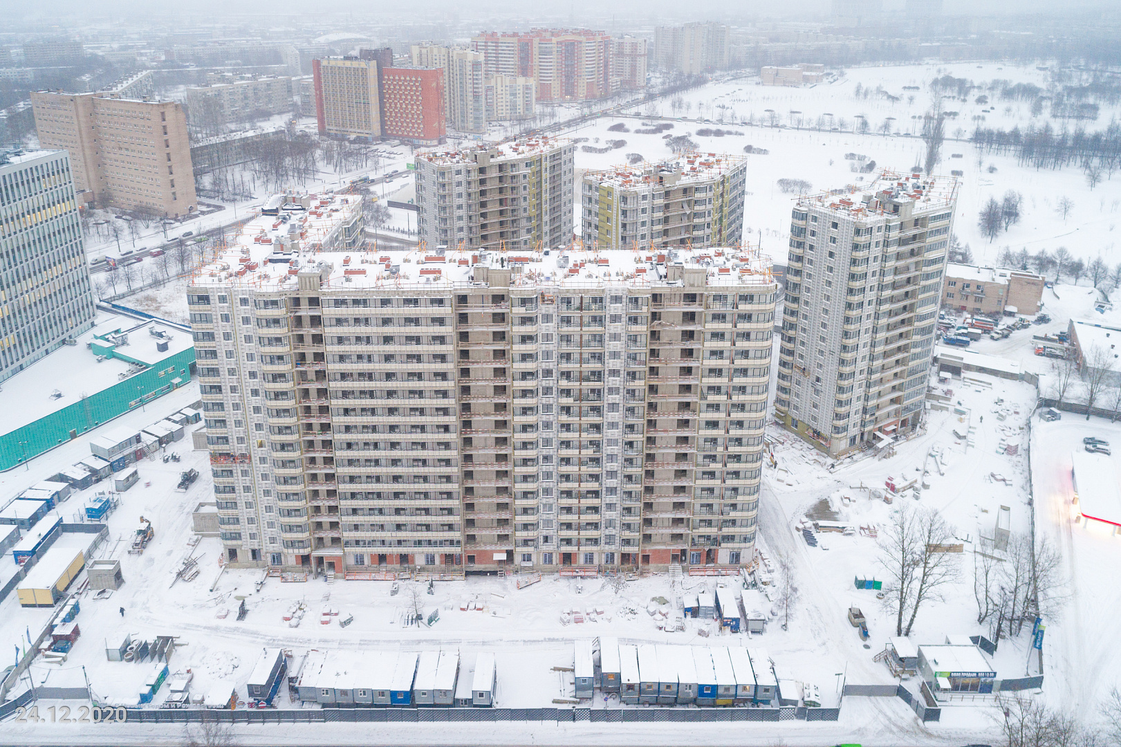 Ход строительства ЖК «Дом на Львовской» в январе 2021