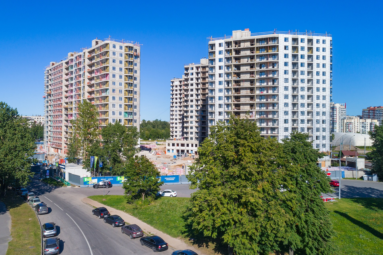 Ход строительства ЖК «Дом на Львовской» в августе 2020