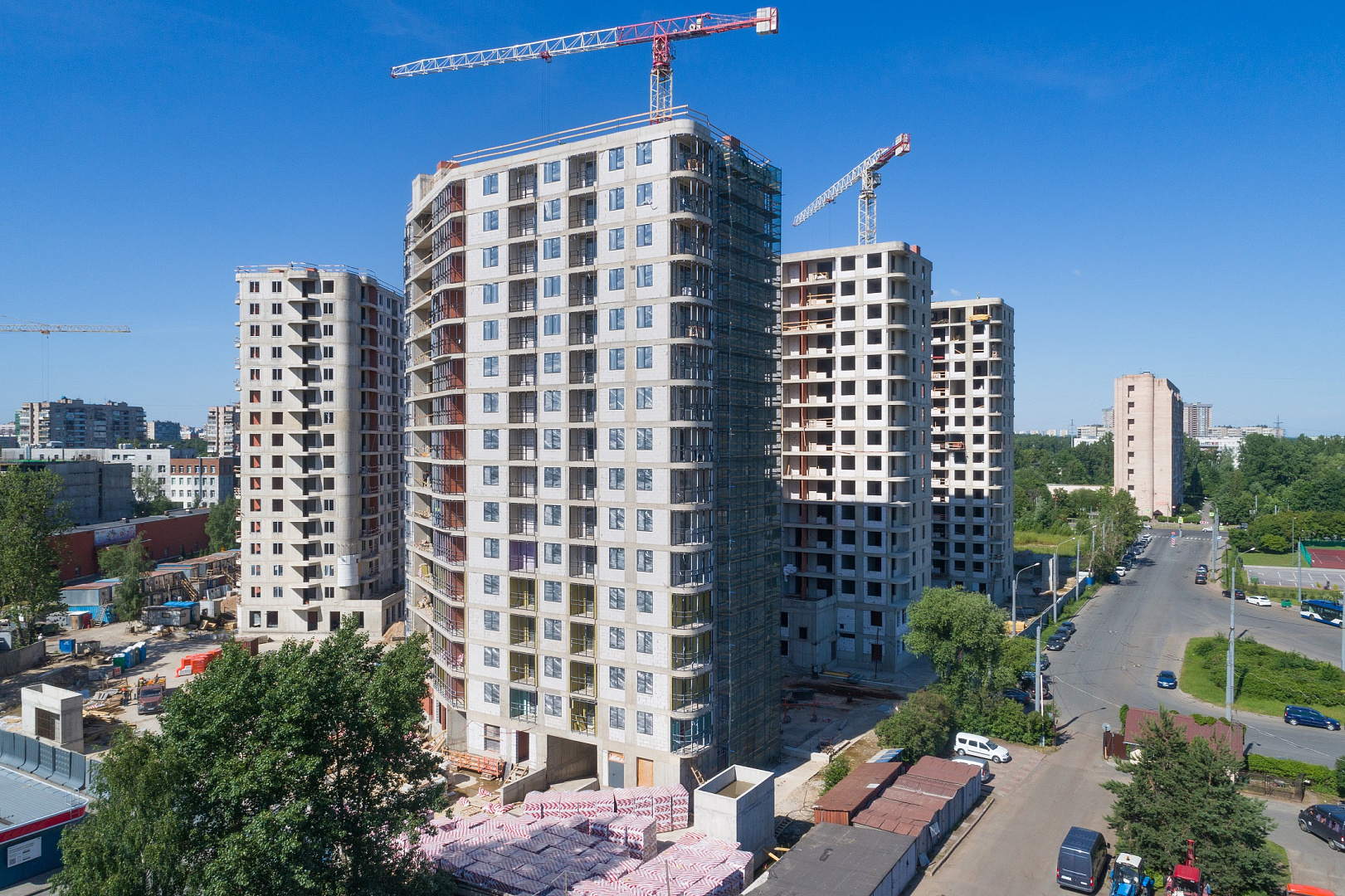 Ход строительства ЖК «Дом на Львовской» в июне 2020